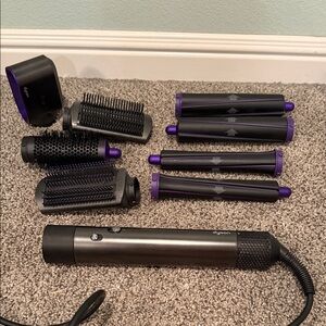 Dyson Black and Purple Hair Styling Kit